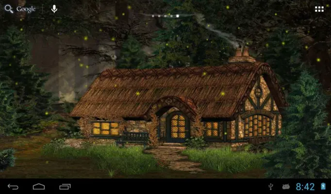 Fireflies in fairy forest android App screenshot 1