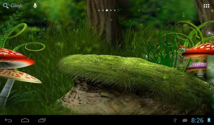 Fireflies in fairy forest android App screenshot 2